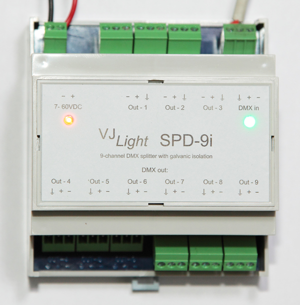 VJLight SPD-9i DMX splitter 9 out